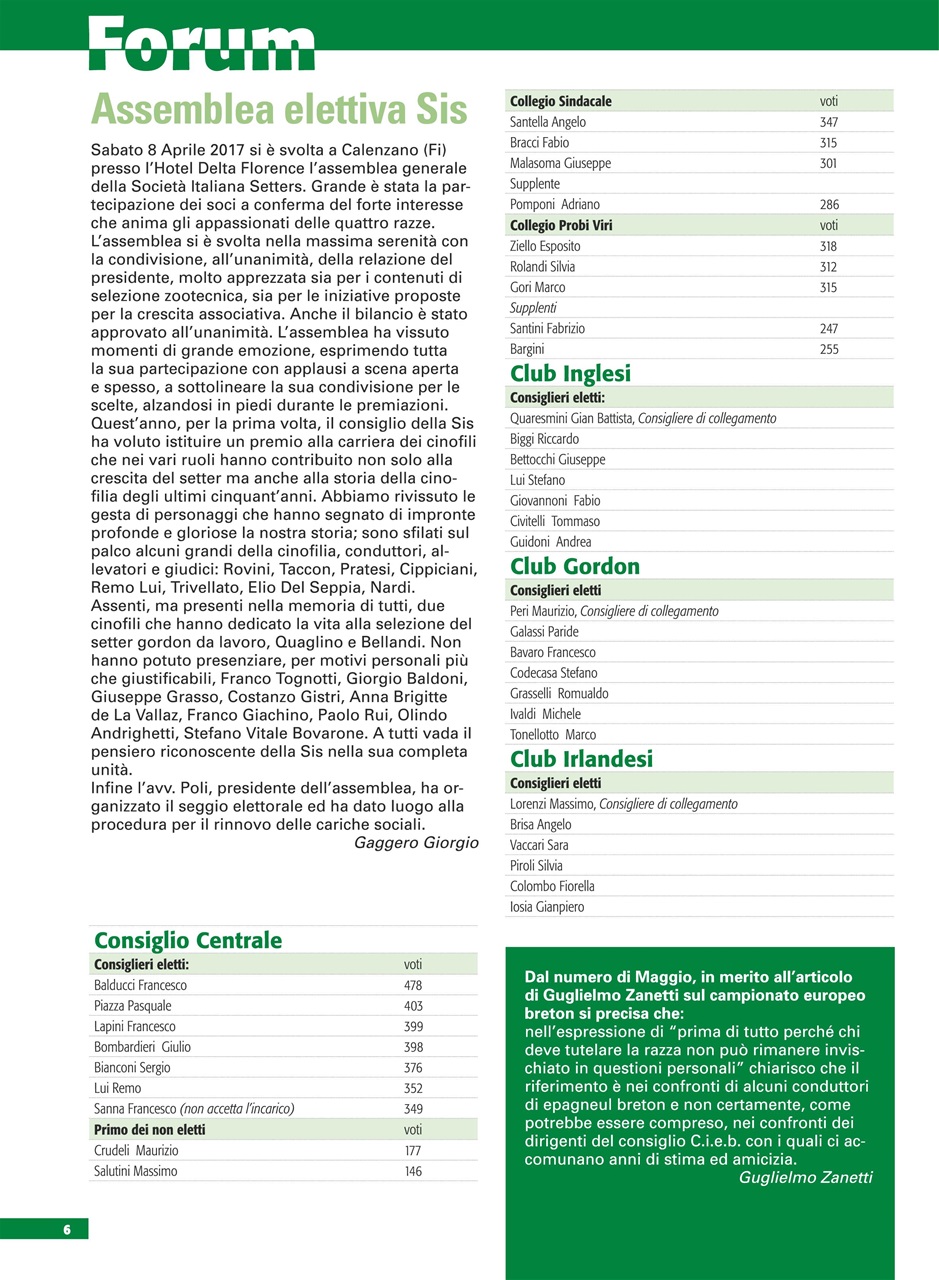 La Gazzetta Della Cinofilia Venatoria Preview Pages