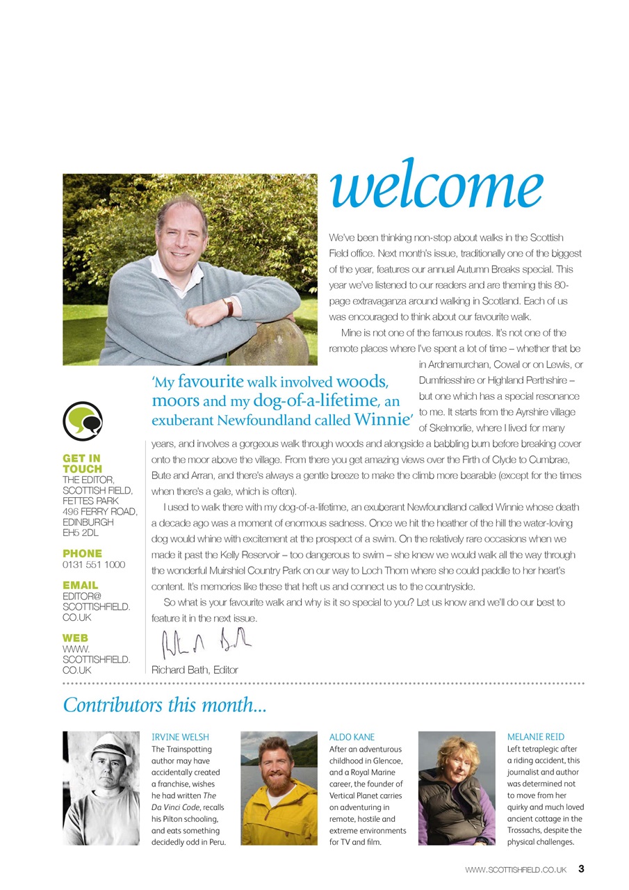 Scottish Field Preview Pages