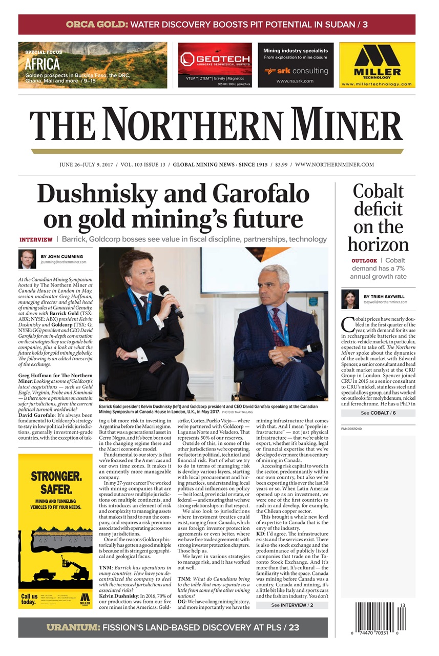 The Northern Miner Preview Pages