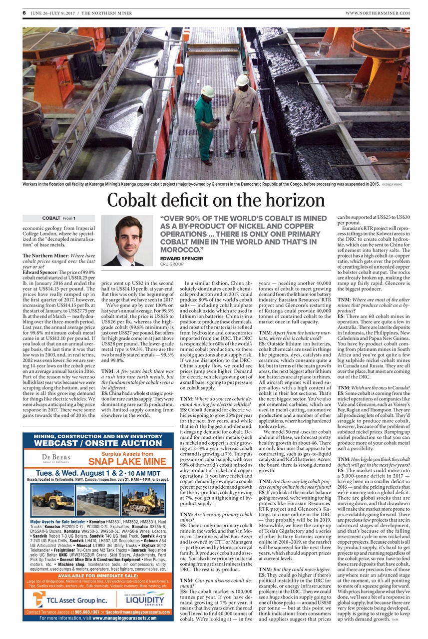 The Northern Miner Preview Pages