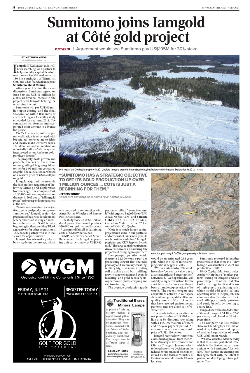 The Northern Miner Preview Pages