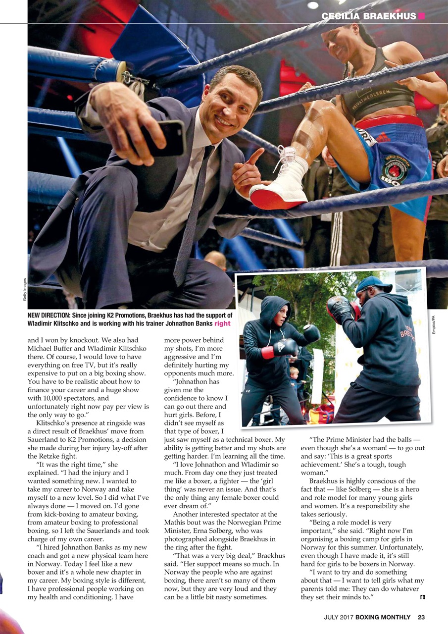 Boxing Monthly Preview Pages