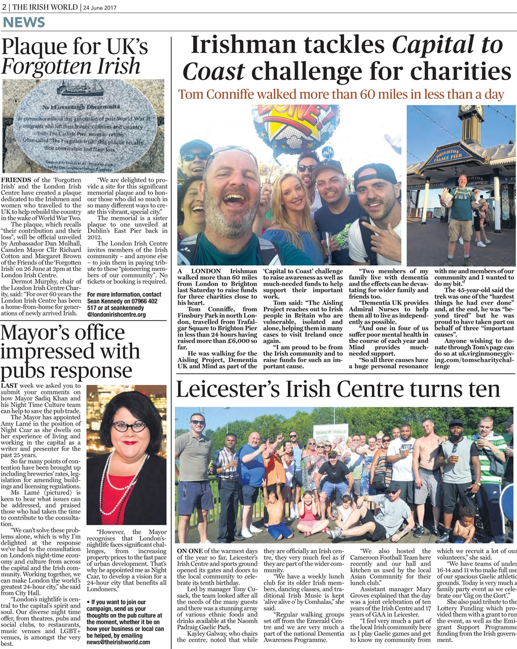 Irish World Preview Pages