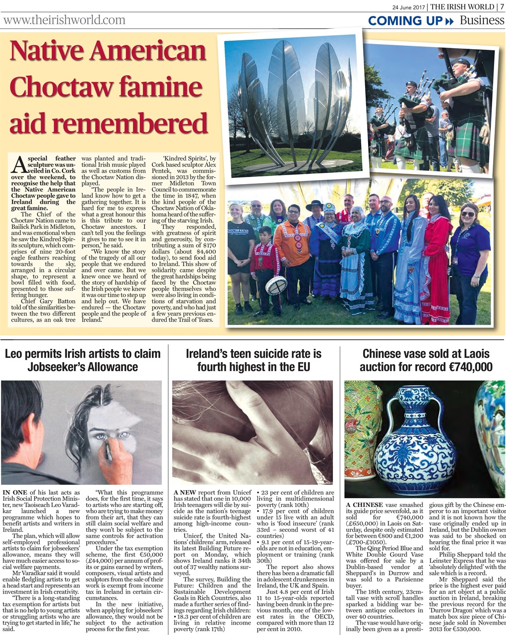 Irish World Preview Pages