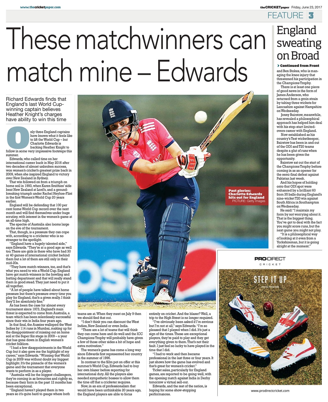The Cricket Paper Preview Pages