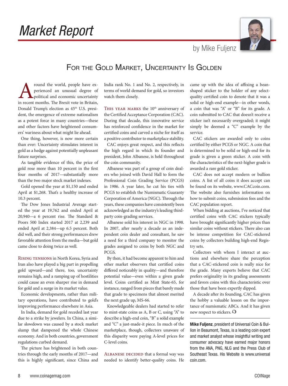 COINage Magazine Preview Pages