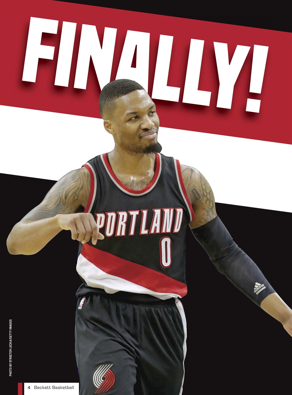 Beckett Basketball Magazine Preview Pages
