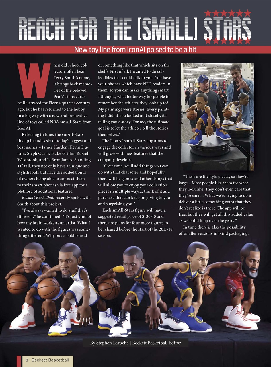 Beckett Basketball Magazine Preview Pages