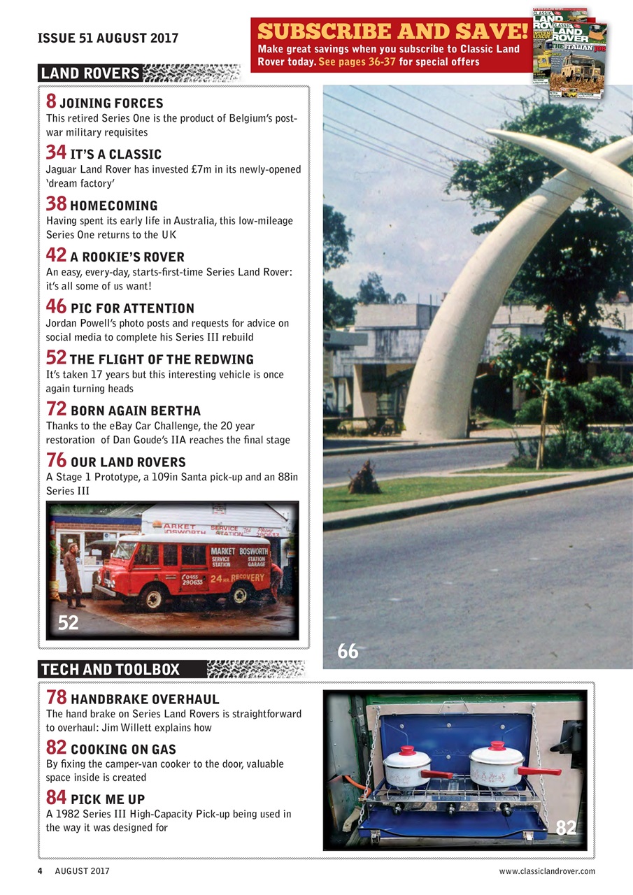 Classic Land Rover Magazine Preview Pages