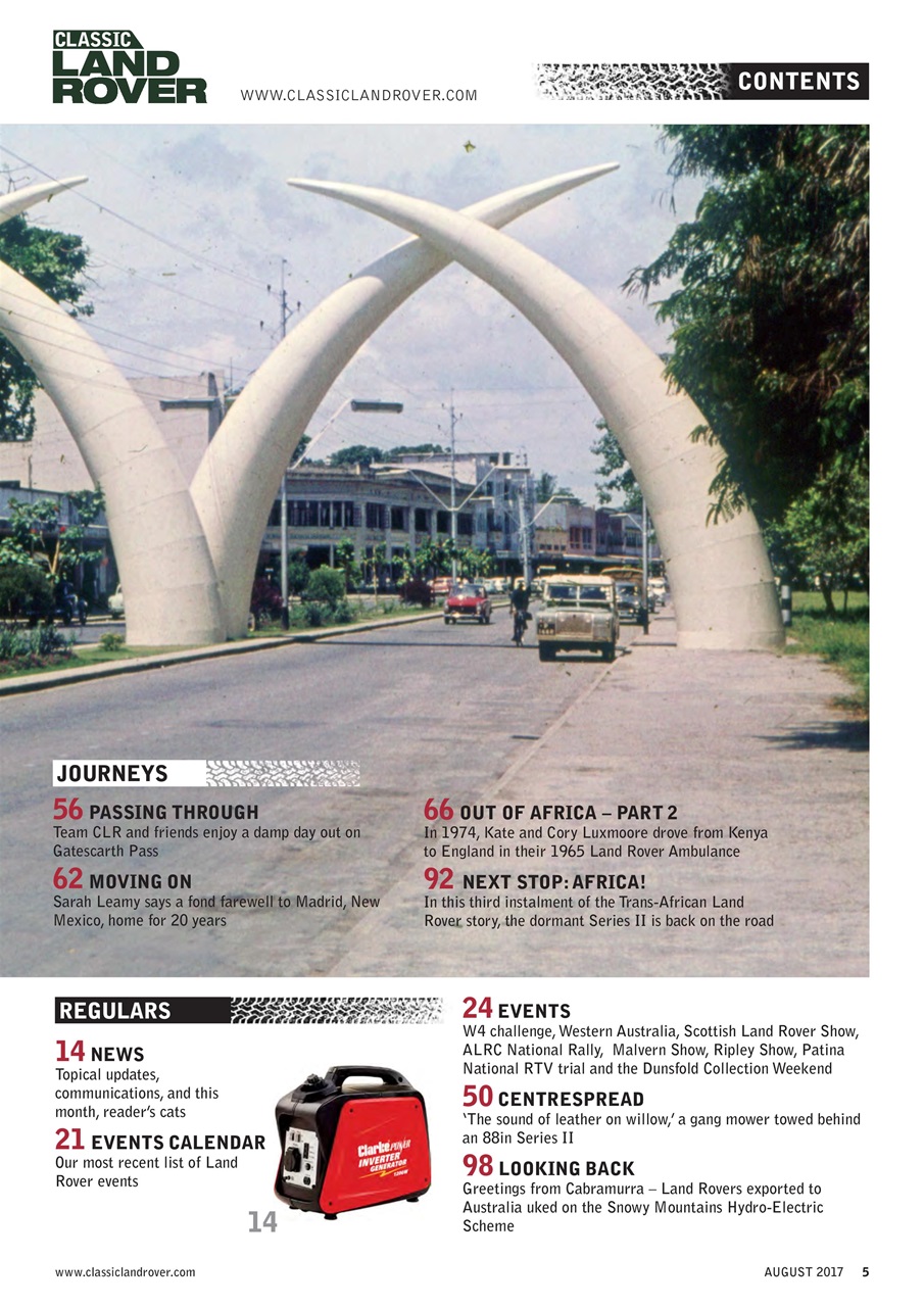 Classic Land Rover Magazine Preview Pages