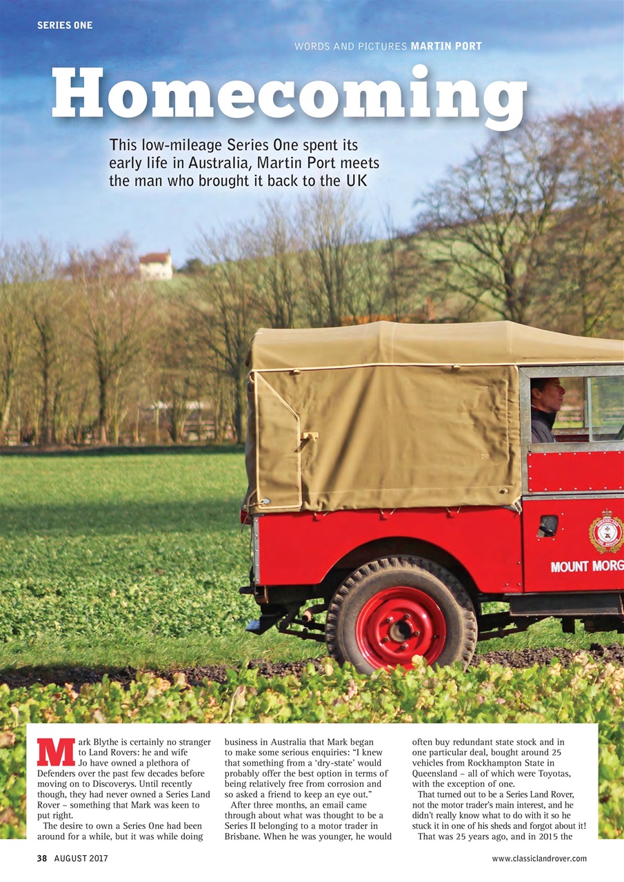 Classic Land Rover Magazine Preview Pages