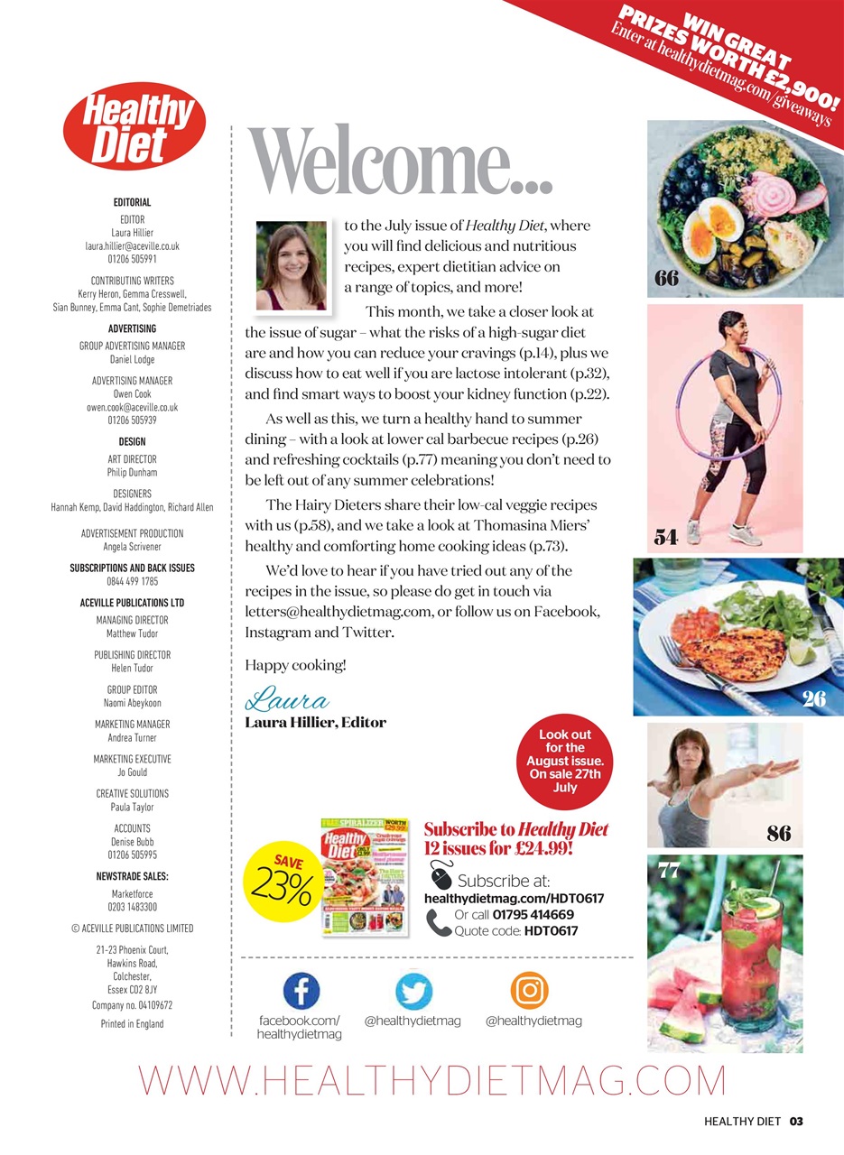 Healthy Diet Preview Pages