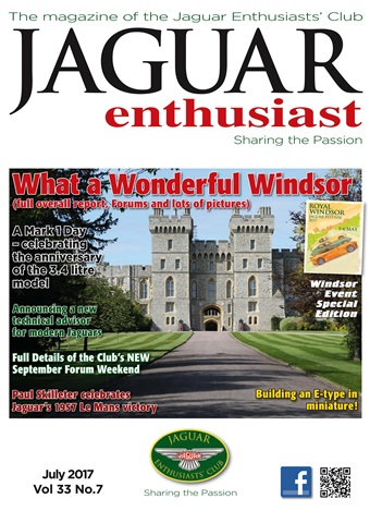 Jaguar Enthusiast issue Vol. 33 No. 7 What a Wonderful Windsor
