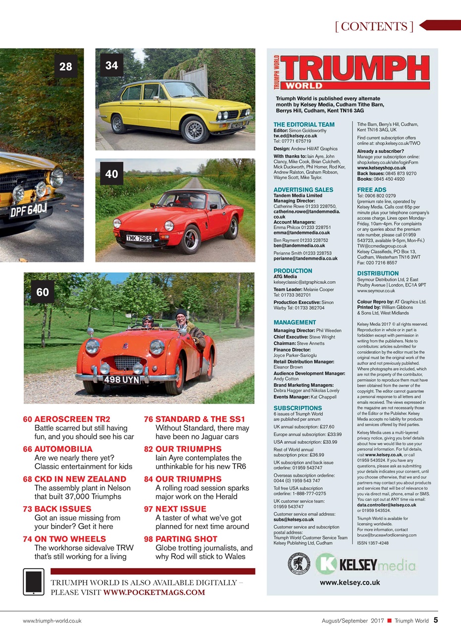 Triumph World Preview Pages