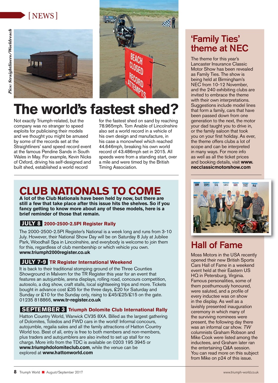 Triumph World Preview Pages