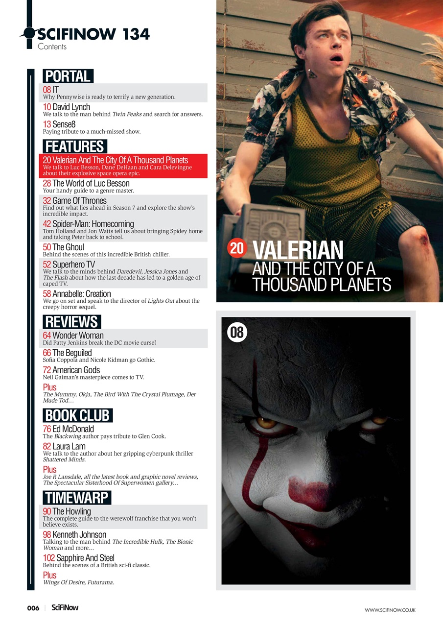 SciFiNow Preview Pages