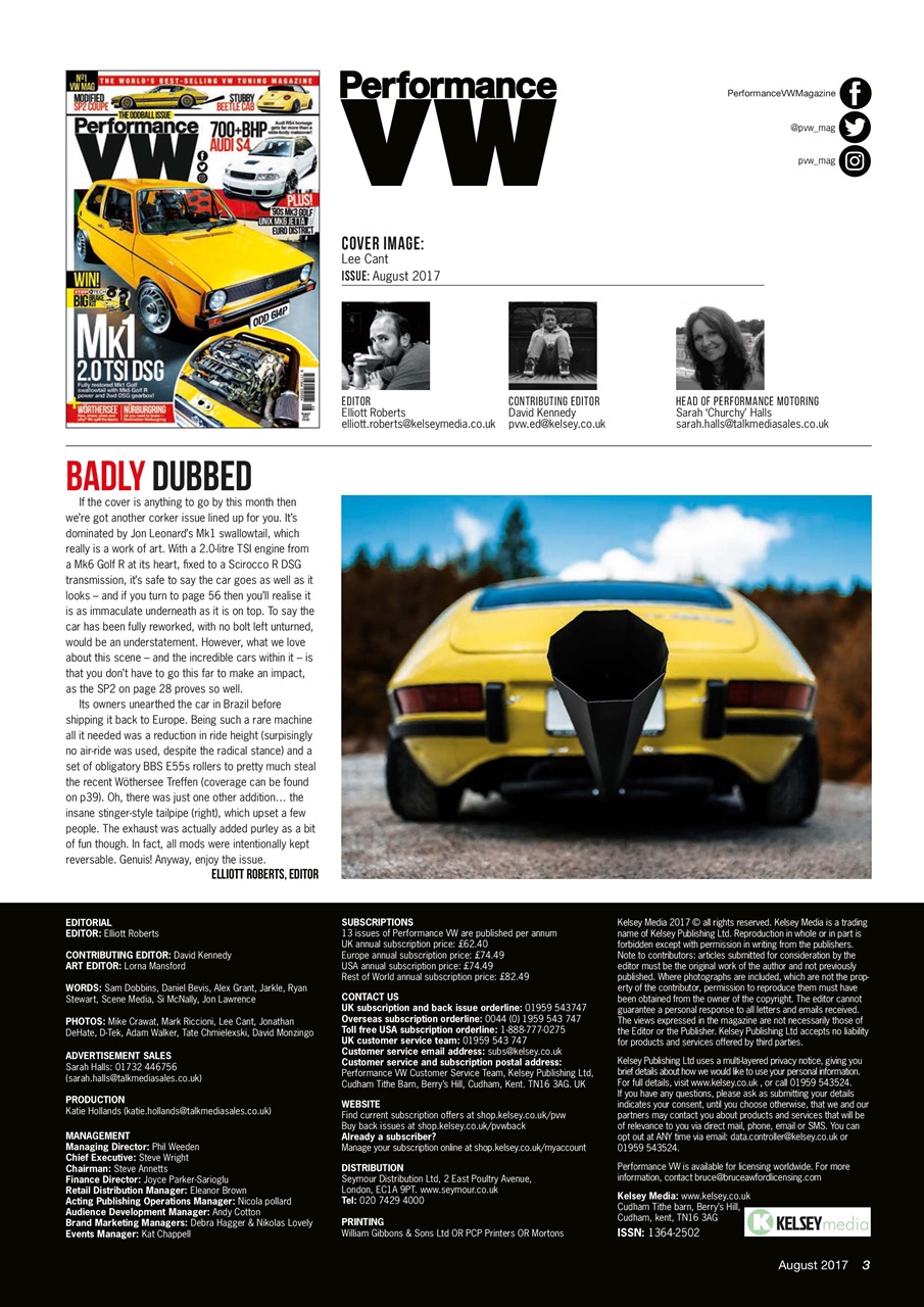 Performance VW Preview Pages