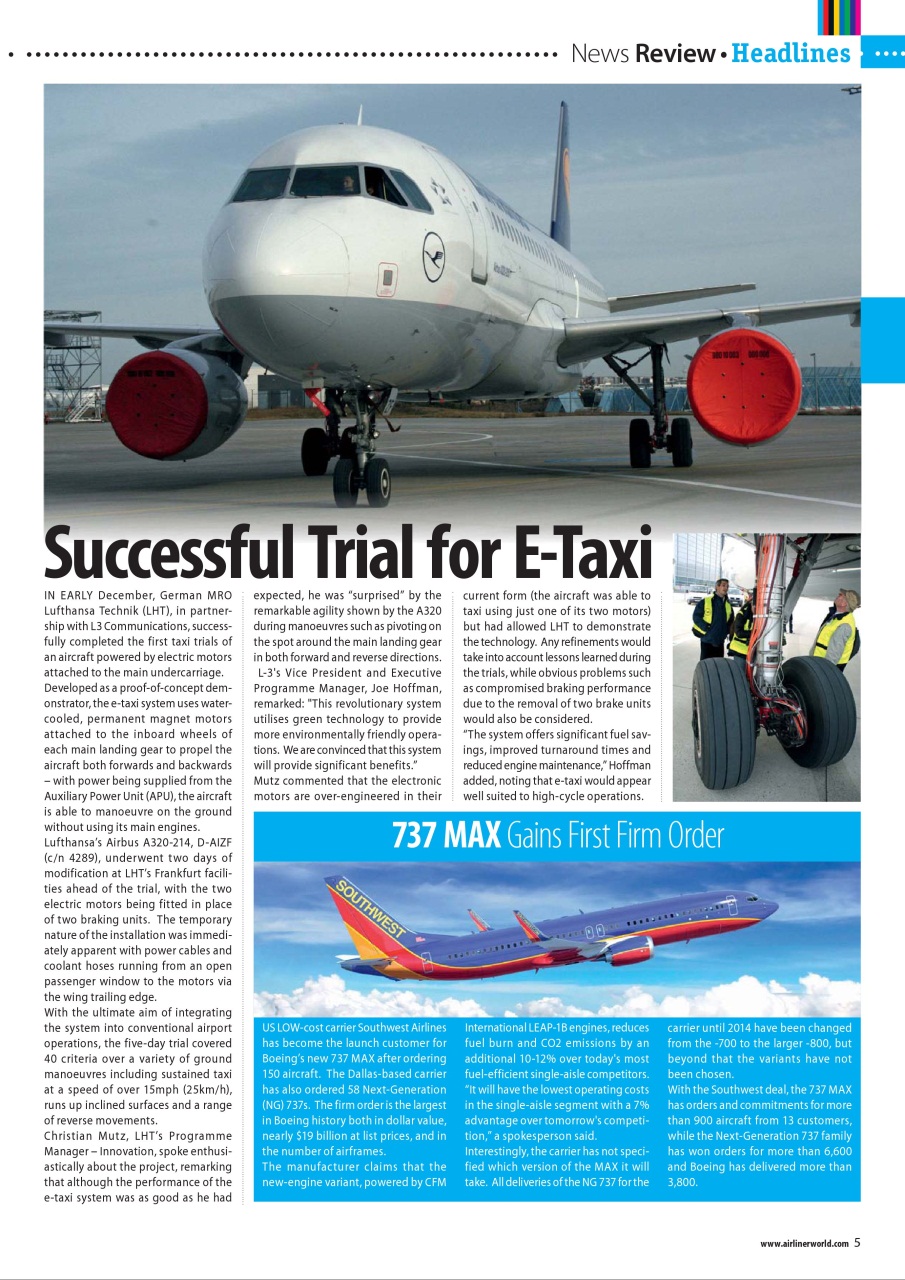 Airliner World Preview Pages