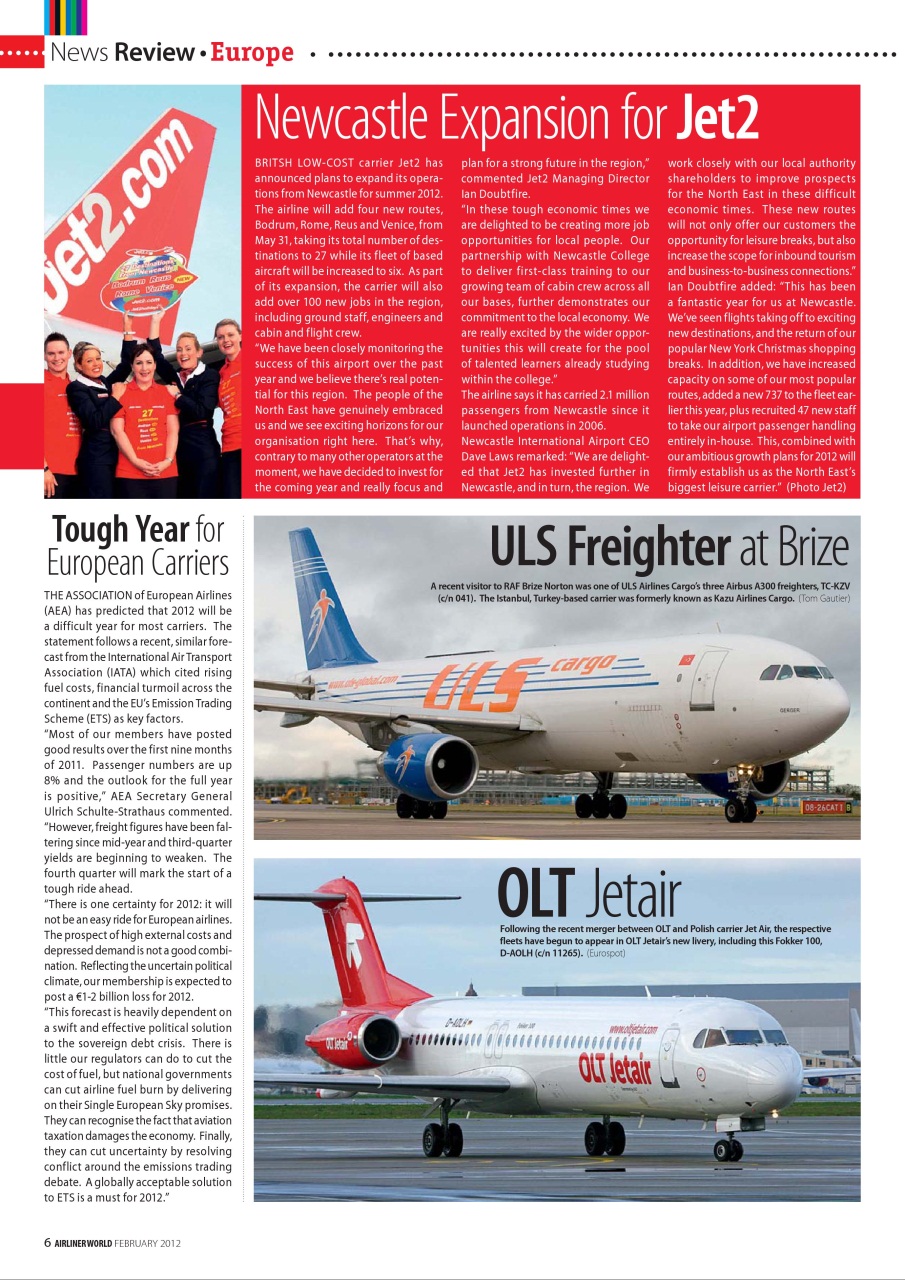 Airliner World Preview Pages