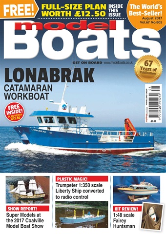 Model Boats issue August 2017