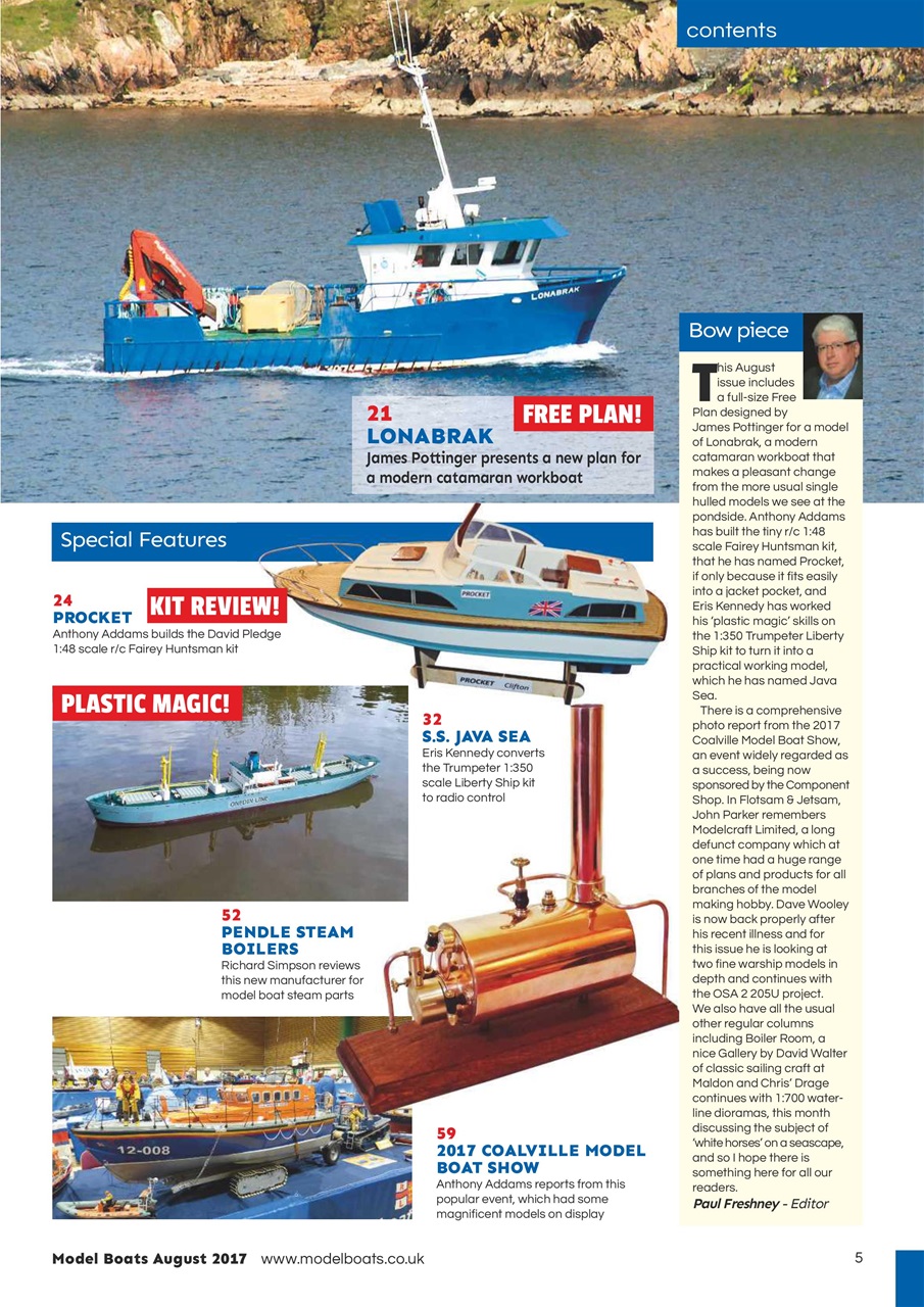 Model Boats Preview Pages