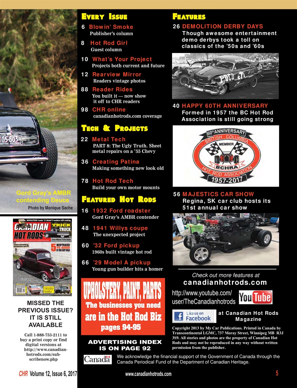 Canadian Hot Rods Preview Pages