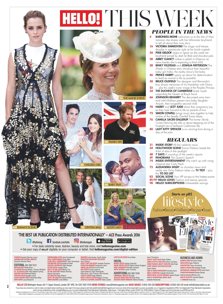 Hello! Magazine Preview Pages