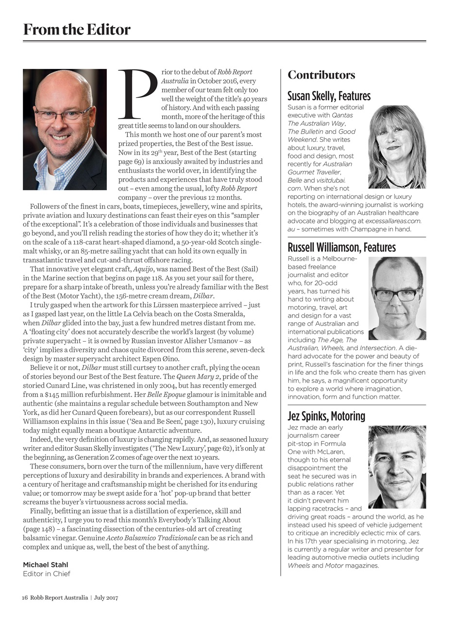 Robb Report Australia & New Zealand Preview Pages