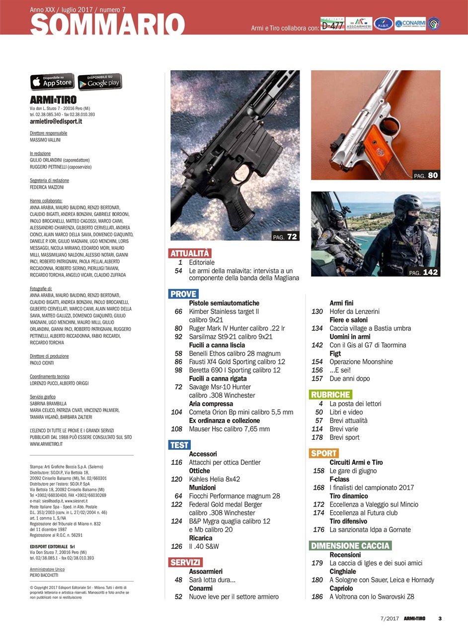 Armi E Tiro Preview Pages