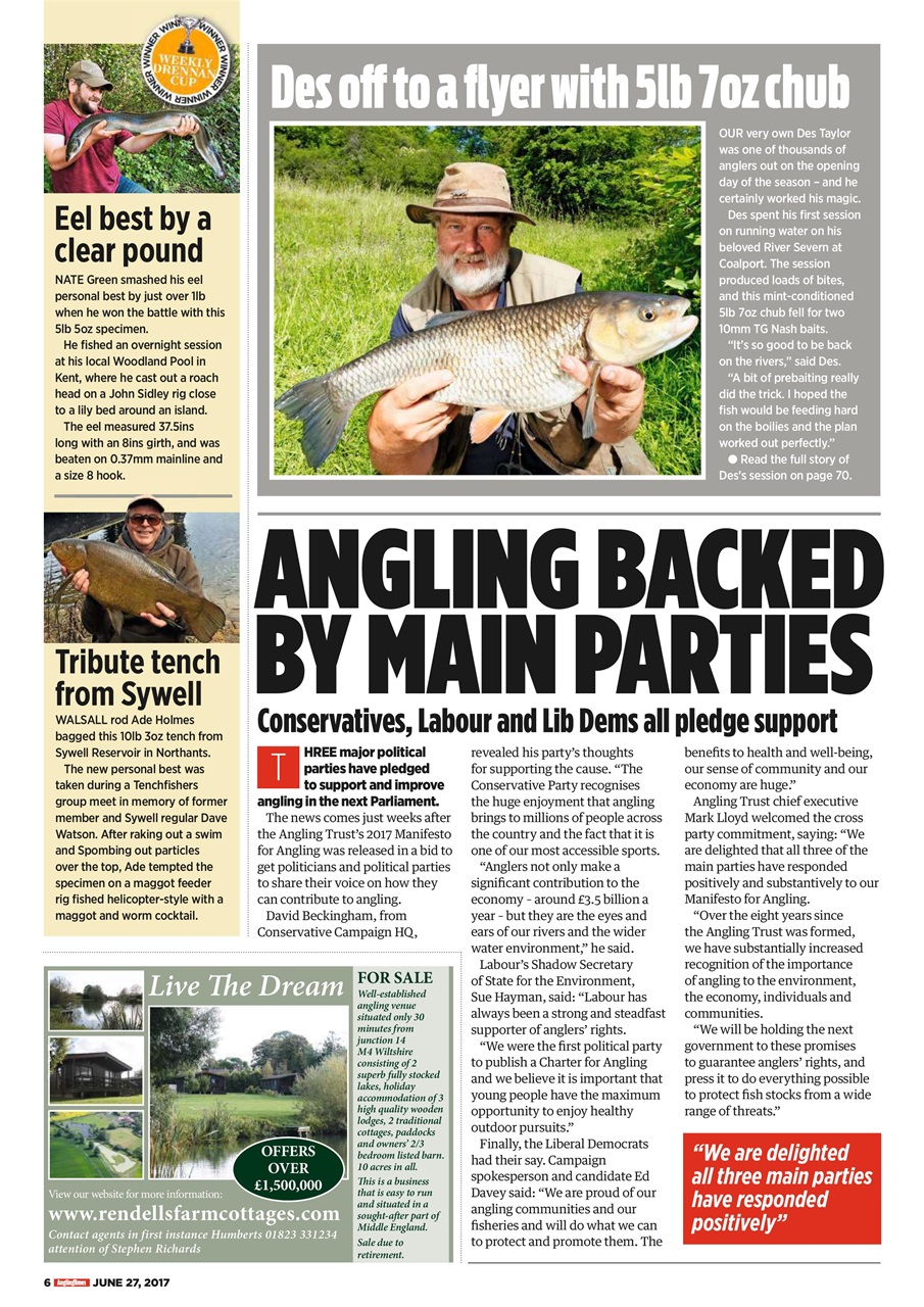Angling Times Preview Pages