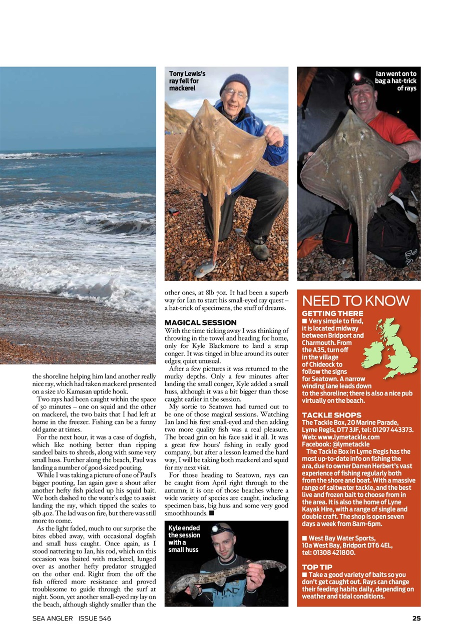 Sea Angler Preview Pages