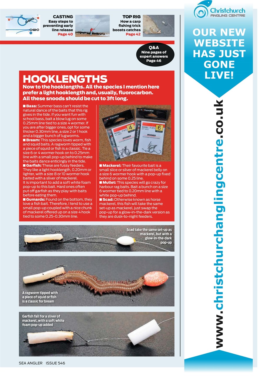 Sea Angler Preview Pages