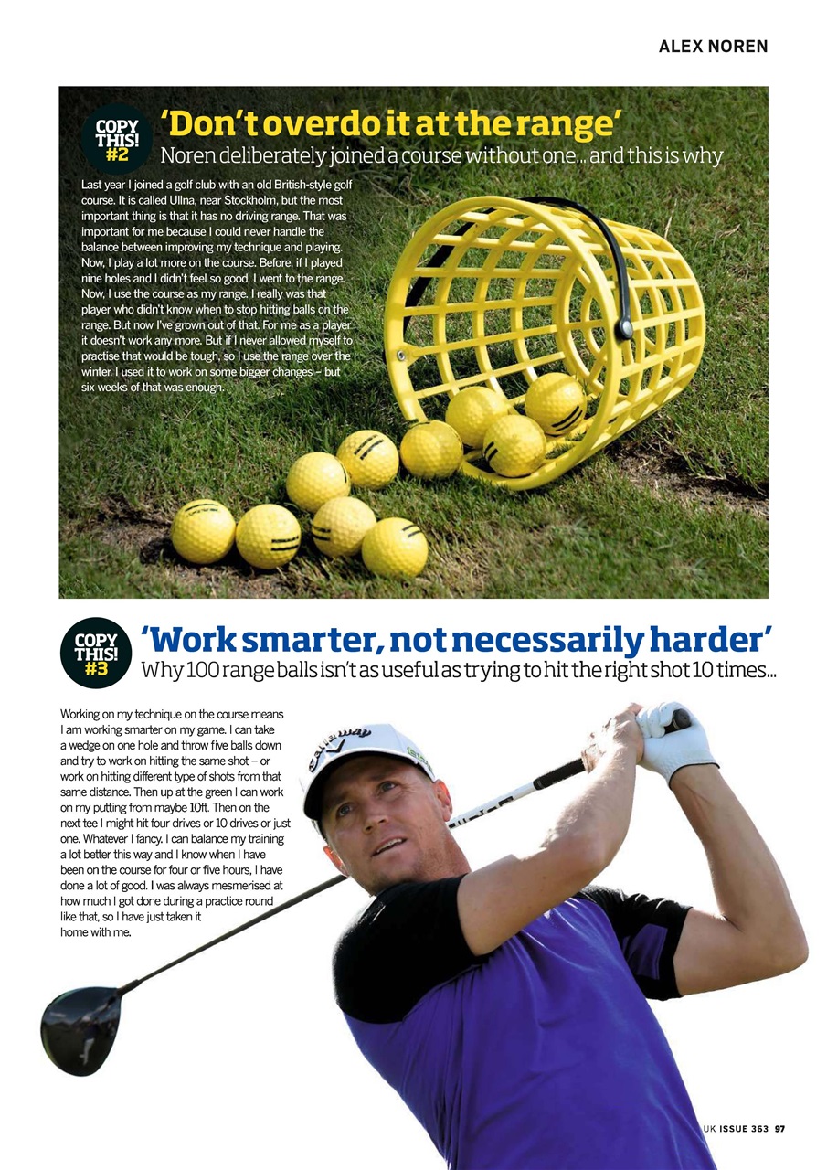 Today's Golfer Preview Pages