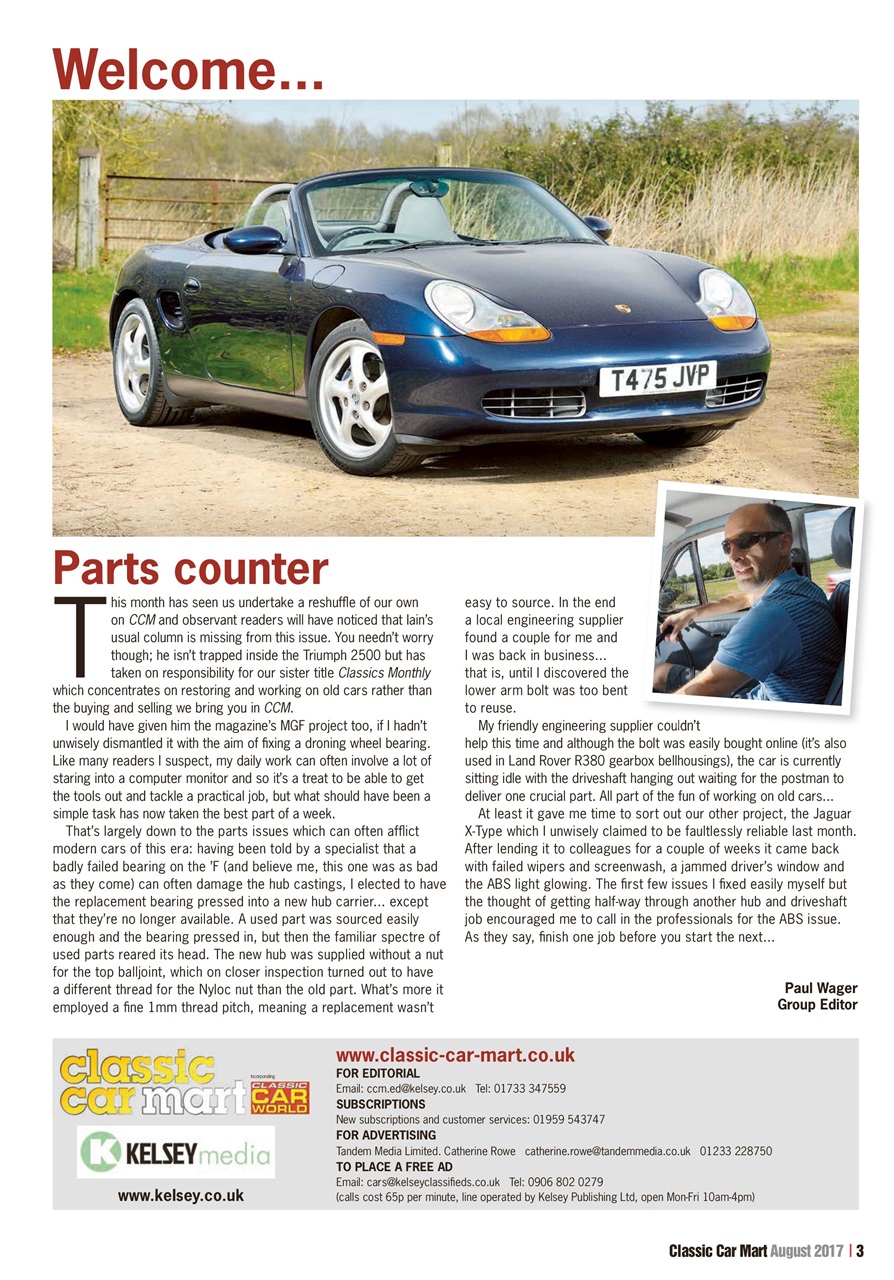 Classic Car Mart Preview Pages