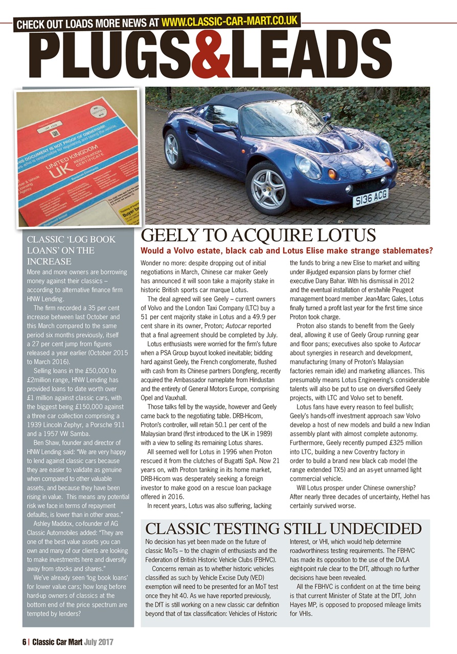 Classic Car Mart Preview Pages