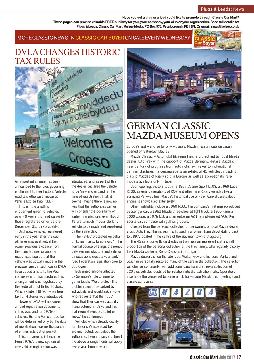 Classic Car Mart Preview Pages