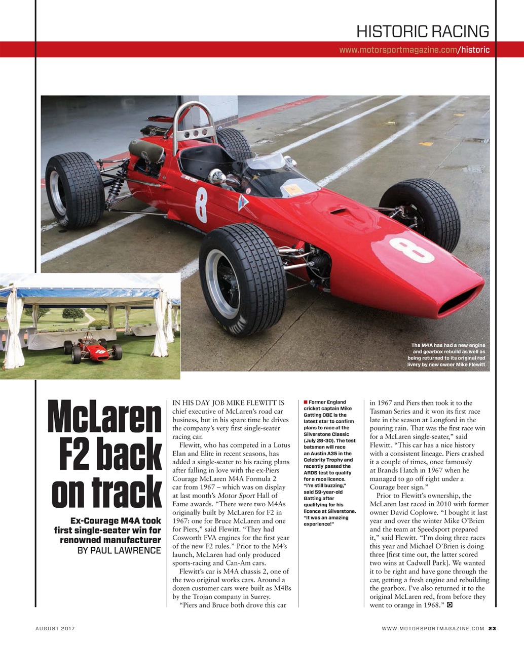 Motor Sport Magazine Preview Pages