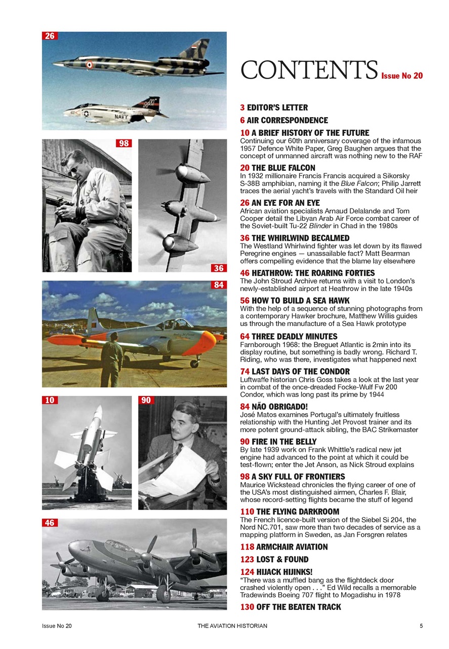 The Aviation Historian Magazine Preview Pages
