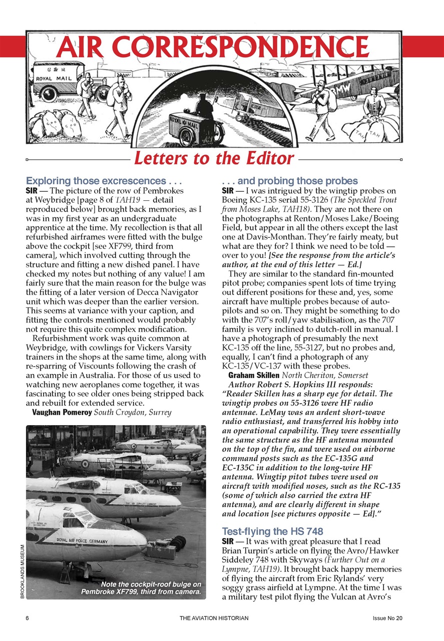 The Aviation Historian Magazine Preview Pages
