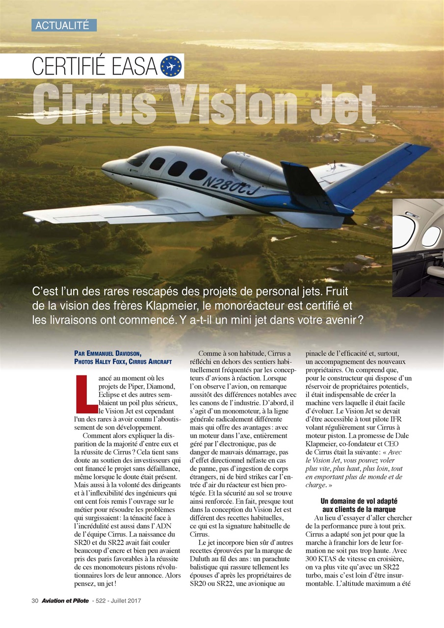 Aviation et Pilote Preview Pages