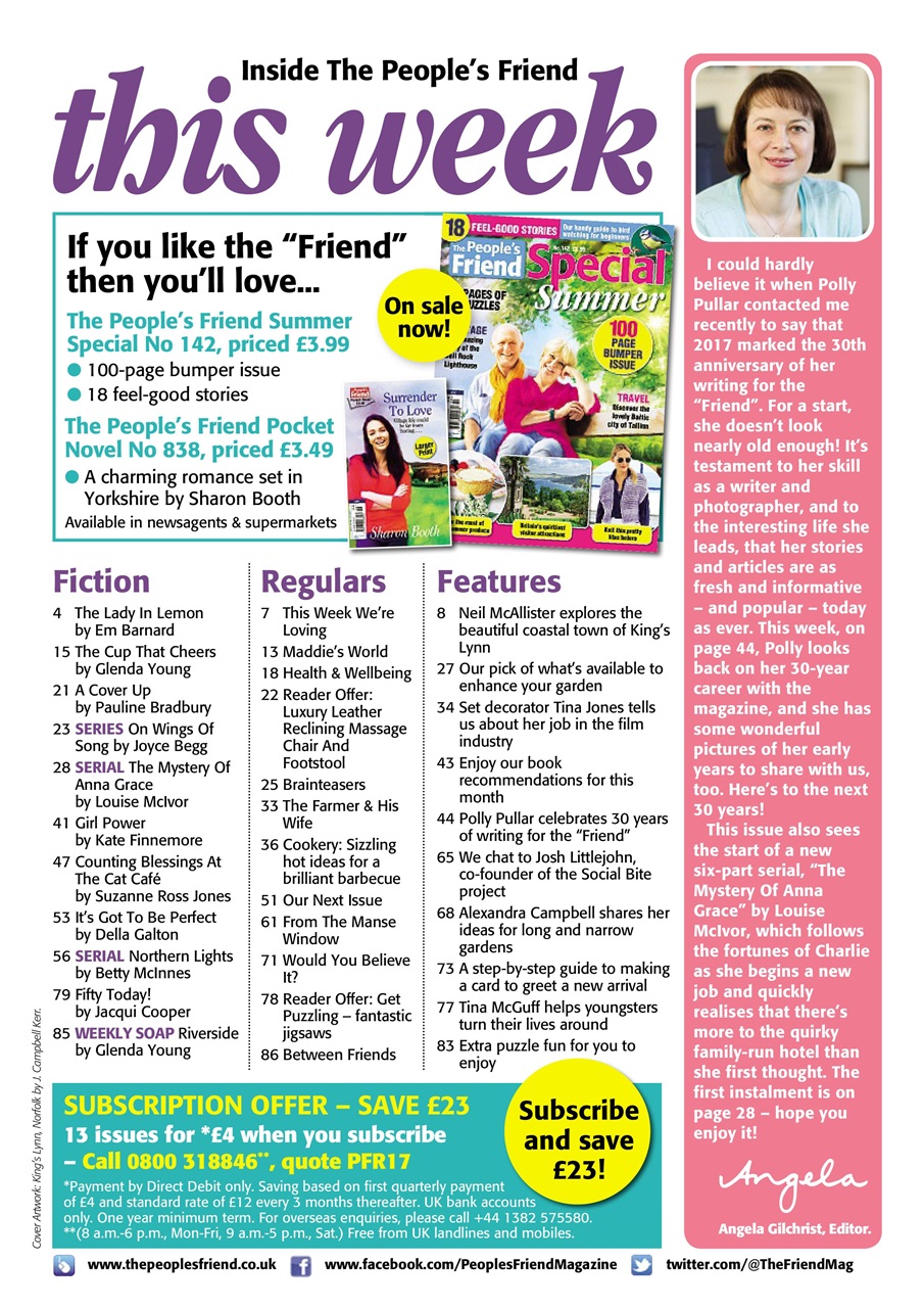 The People’s Friend Preview Pages