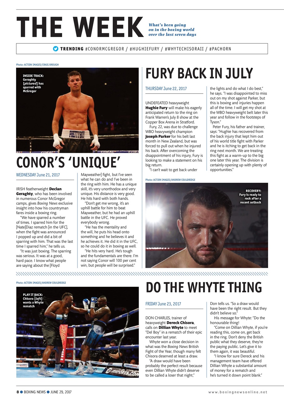 Boxing News Preview Pages