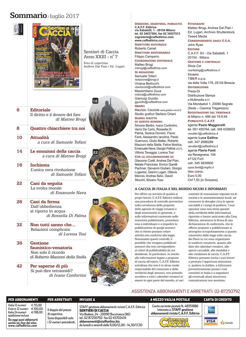 SENTIERI DI CACCIA Preview Pages