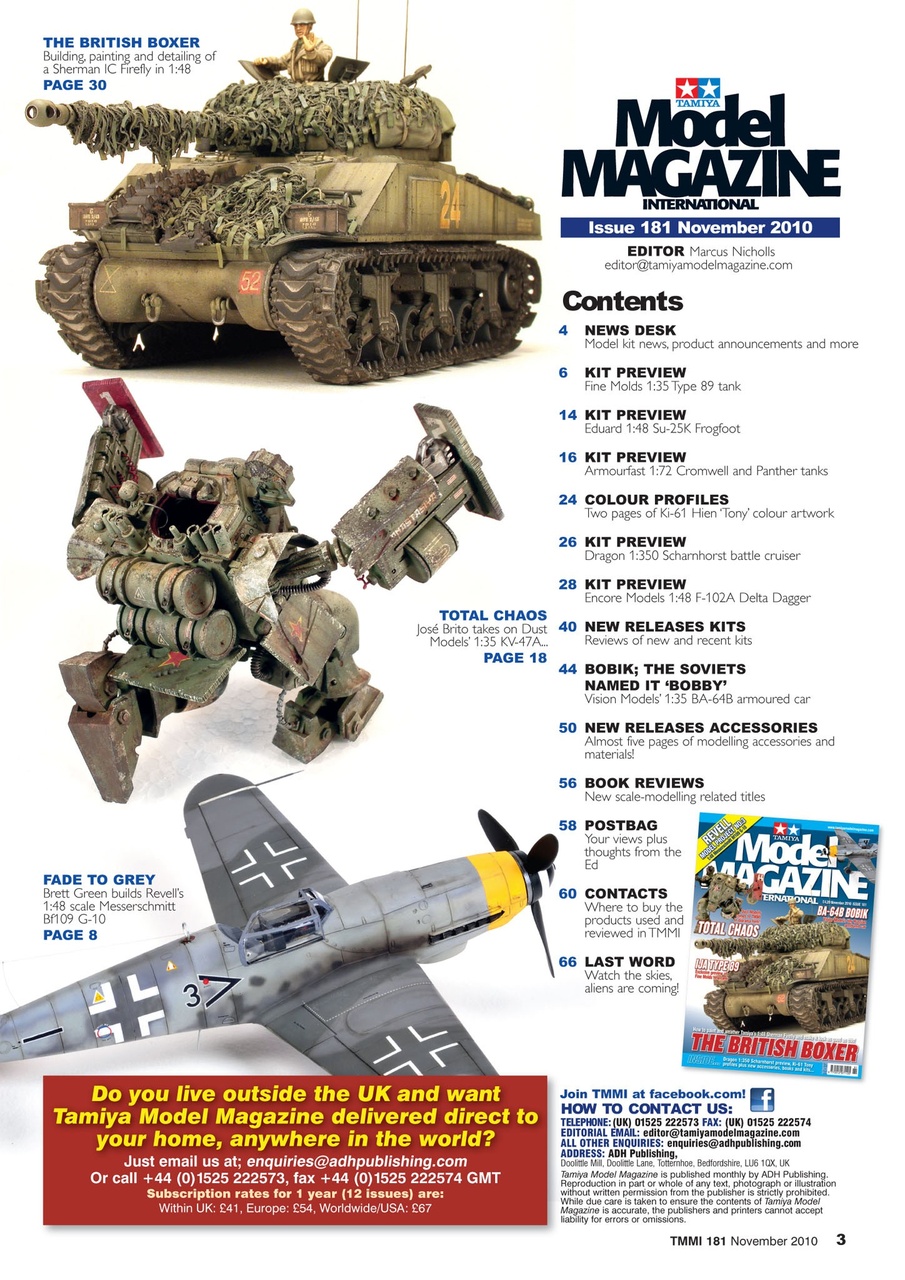 Tamiya Model Magazine Preview Pages