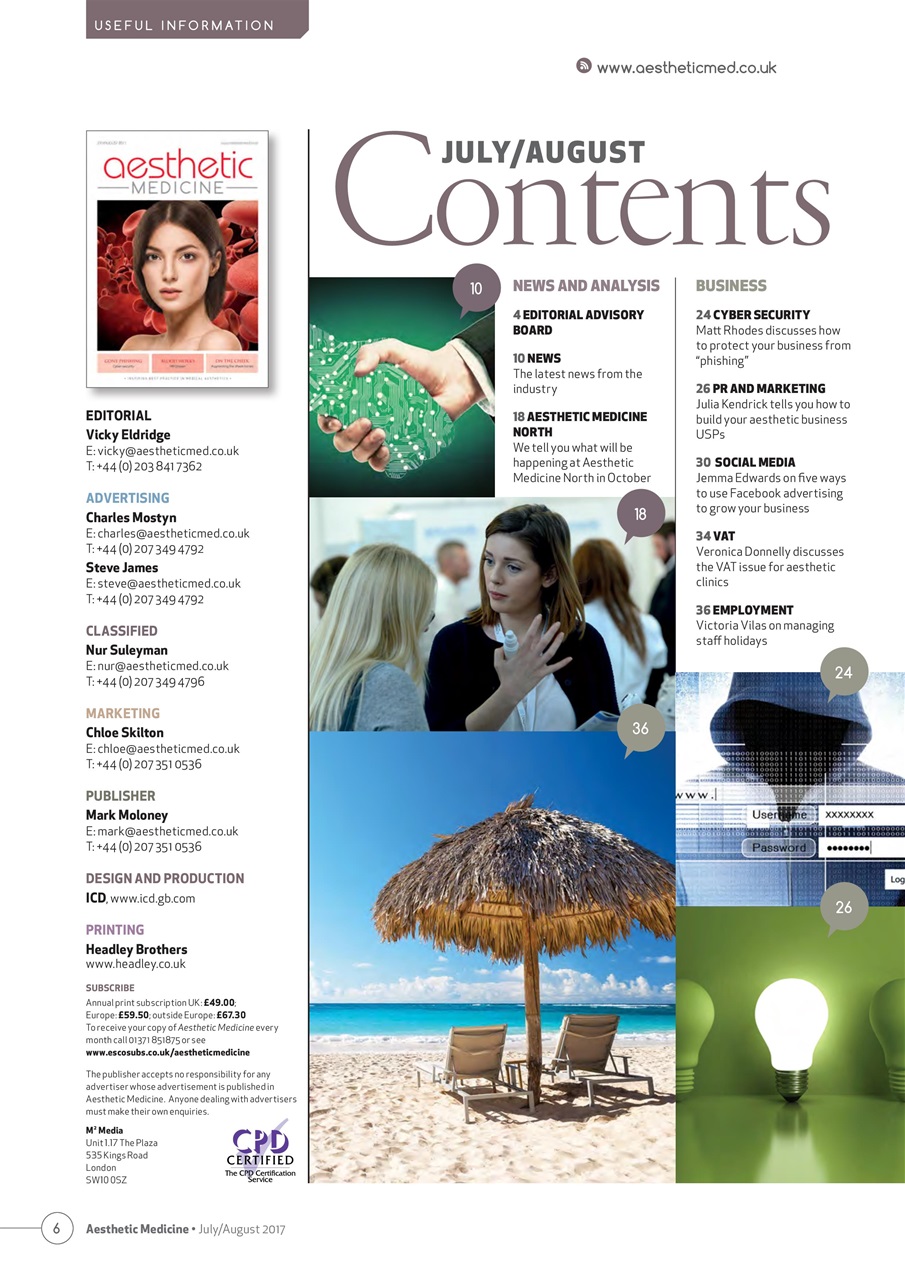 Aesthetic Medicine Preview Pages