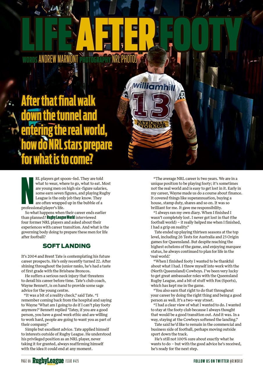 Rugby League World Preview Pages