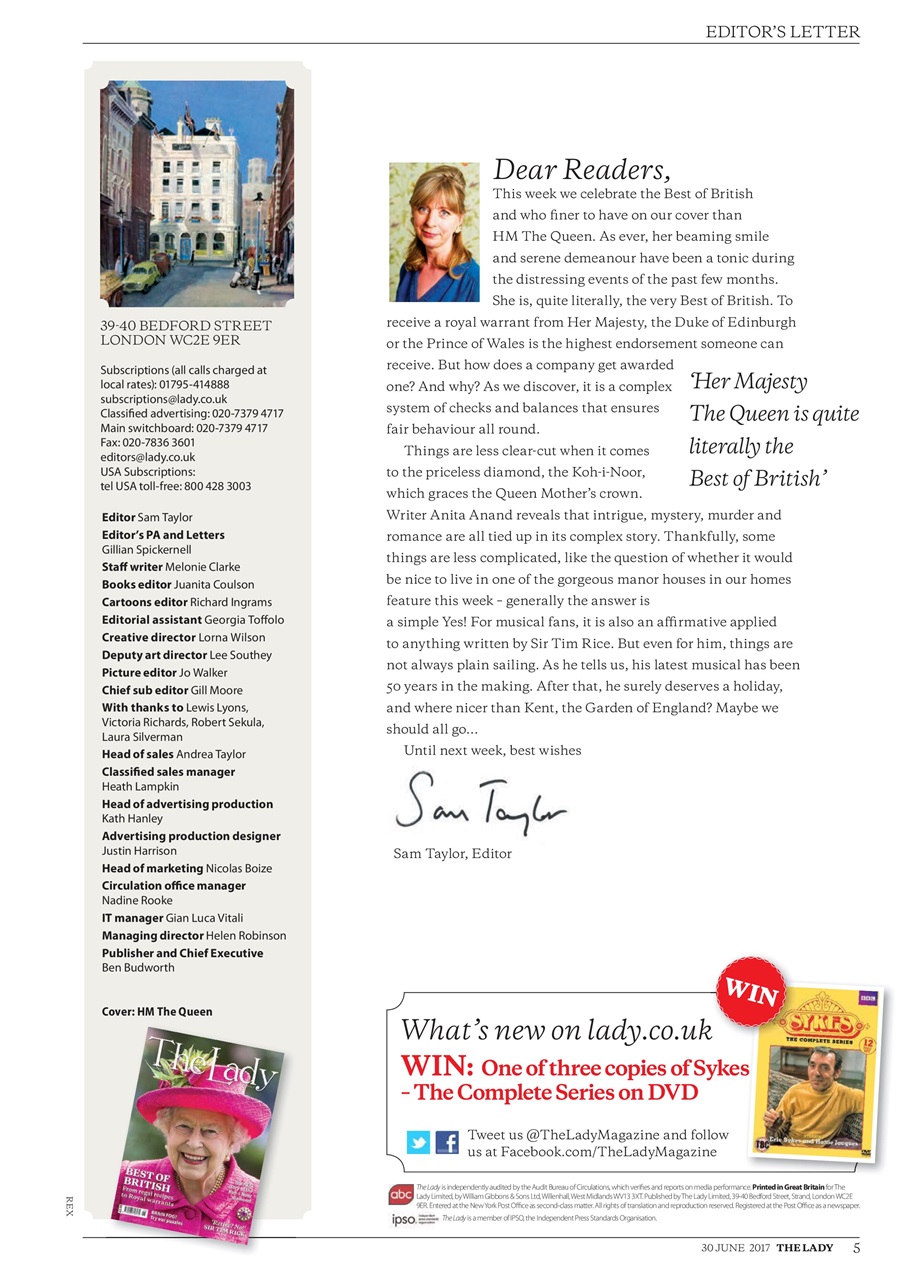 The Lady Preview Pages