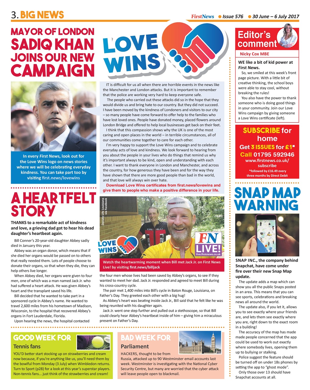 First News Preview Pages