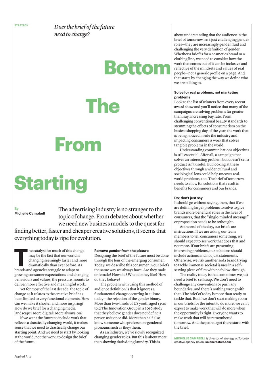 Applied Arts Preview Pages