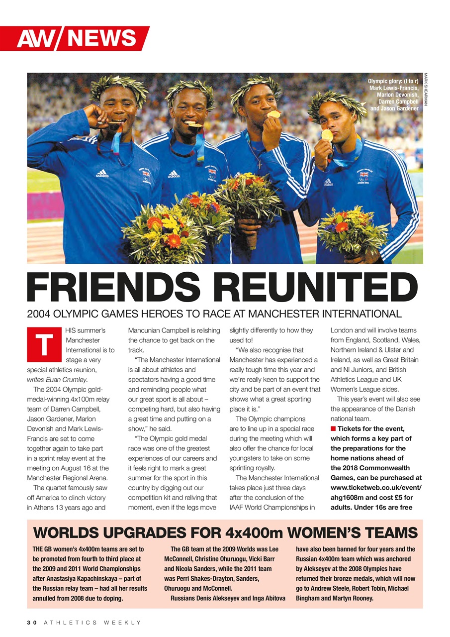 AW – Athletics Weekly Magazine Preview Pages